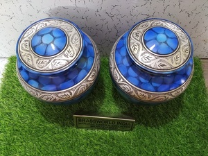 น้ำสีฟ้าเมฆเผาศพโกศมนุษย์ขี้เถ้า - Product Image 6