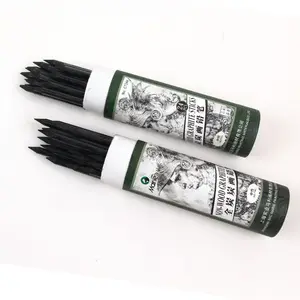 Martol C7344 24pcs/box full charcoal sketch drawing pencil dark color not easy to fade