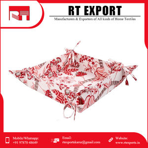 Nouvelle arrivée Design personnalisé 100% coton Matériau Corbeille à pain écologique avec logo personnalisé - Product Image 4