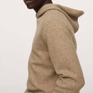 High Quality Knit Hooded Sweatshirt Polyester/Cotton <b>Hoodie</b> Autumn Waterproof Windproof Heavyweight <b>Fleece</b> Street Style <b>Teddy</b> - Product Image 5