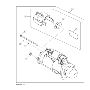 Pieza de tuerca de alta calidad para JD Tractor R516331 Componente de motor de precisión duradero para mantenimiento de maquinaria agrícola - Product Image 4
