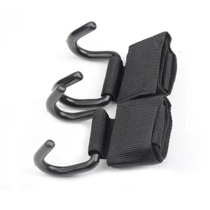 Correas de elevación profesionales y ganchos resistentes, envolturas de muñeca acolchadas de neopreno de 7mm de espesor para levantamiento de pesas y agarre - Product Image 4