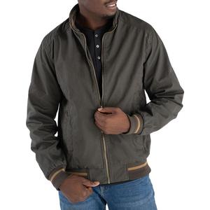 Blouson aviateur imperméable à col montant en toile personnalisé pour hommes automne hiver vente en gros avec logo personnalisé - Product Image 6