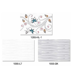กระเบื้องเซรามิคบุผนังด้าน30x45cm ลายคลื่นสีขาว - Product Image 1