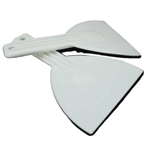White Plastic Mini Size Plastic Dough Scraper for Baking