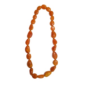 Collier en résine fait à la main avec un look attrayant, bijou de mode, tenue tendance - Product Image 1