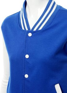 Chaqueta universitaria de algodón personalizada para mujer, corte ajustado, ligera pero duradera, suave y a precios bajos con diseño/logotipos personalizados. - Product Image 6