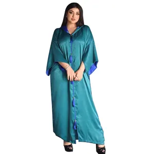 Afrikanische ethnische Paar Kleidung muslimische Frauen Abaya und lange Kleider Plus Size Khamis arabische islamische Kleidung Thobe