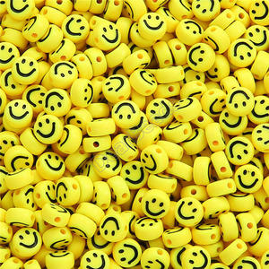 Venta al por mayor 4x7mm 3600 Uds colorido opaco claro plano redondo 4mm 7mm sonrisa cara sonriente cuentas acrílicas para la fabricación de joyas DIY - Product Image 4