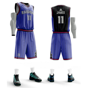 Uniforme de basket-ball au Design Unique personnalisable, ensemble d'uniformes avec figurine sublimation - Product Image 4