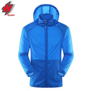 Chaqueta impermeable de poliéster para hombre, chaqueta impermeable para la lluvia, venta al por mayor - Product Image 3