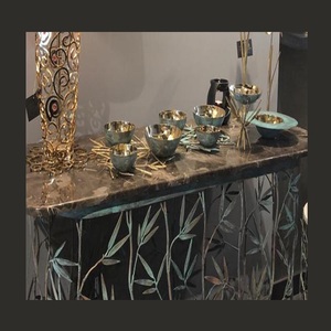 Ensemble de 3 bols décoratifs avec brûleur à bakhoor, qualité supérieure, forme ronde, bol décoratif pour aliments au meilleur prix - Product Image 3