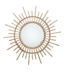 Antique Shape Natural Rattan <b>Mirror</b> Hotel and Restaurant Decorative <b>Wall</b> <b>Hanging</b> Woven Rattan <b>Mirror</b> Best Prices - Product Image 6