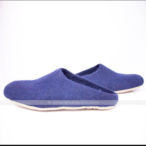 FSSI-008 Camoscio Sottile Coperta Calda <span class=keywords><strong>Feltro</strong></span> Scarpe e Pantofole, Eco-Friendly Lana della Nuova Zelanda, donne in <span class=keywords><strong>feltro</strong></span> di da Personale Qualificato Artisan del Nepal - Product Image 3