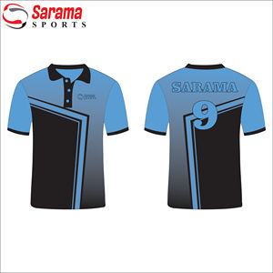 เสื้อโปโลแบบทางการล่าสุดพร้อมดีไซน์การระเหิดที่ไม่เหมือนใครและโลโก้ของลูกค้า - Product Image 1