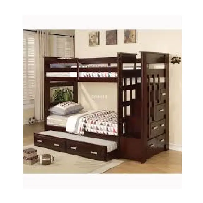فلاش بيع تصميم جديد الحديثة غرفة نوم الأثاث-سرير مرتفع خشبي سرير لجميع الأعمار-مباشرة من المصانع