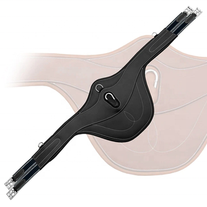 Circunferencia de caballo Fancy Belly Guard Cirth con gancho a presión y cuero/piel de oveja Acolchado Circunferencia de caballo - Product Image 3