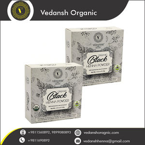 Henné Coloration Lawsonia Inermis Extrait De Feuille Couleur Noire 100% Naturel Henné Cheveux Poudre Fabricants Exportateurs De L'Inde - Product Image 2
