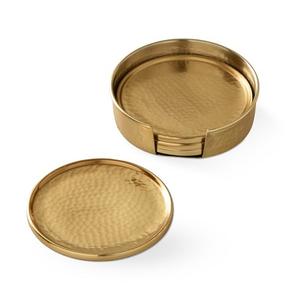 High Quality Wooden <b>Glass</b> Coasters Set of Four Round Classic Design for <b>Table</b> Top Kitchen Accessories - Product Image 4