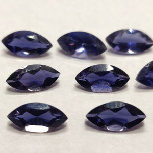 Marquesa de Iolite Natural facetado, 3x6mm a 6x12mm, calidad superior, de buen color - Product Image 1