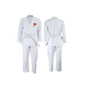 เครื่องแบบคาราเต้มืออาชีพวัสดุทนทานพร้อมโลโก้แบบกำหนดเองสำหรับการฝึกศิลปะการต่อสู้ - Product Image 6