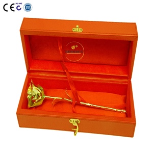 SANAAR CRAFTS Luxury Handmade Real Rose 24K Gold Plated Festive Floral Decoration for Christmas Halloween Graduation Valentine's - Product Image 4