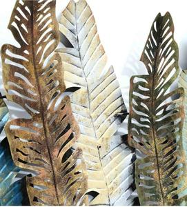อุปกรณ์แขวนผนังเหล็กทรงใบไม้แบบดั้งเดิมหลากสีสำหรับตกแต่งบ้านสำหรับห้องนั่งเล่นโรงแรมร้านอาหารห้องนอน - Product Image 4