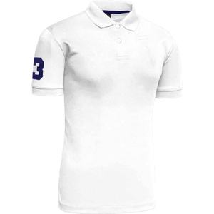 Camisas เสื้อคอเต่าสำหรับผู้ชาย,เสื้อโปโลผ้าฝ้าย100ปักลายเปล่าโพลีเอสเตอร์ผู้ชาย - Product Image 2