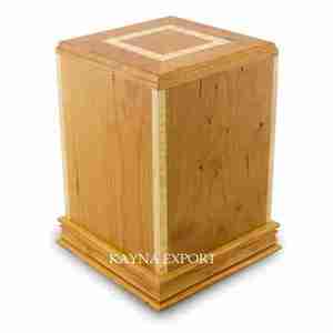 Urna de cremación de madera para adultos, urna de cremación pulida hecha a mano para su mascota encantadora - Product Image 2