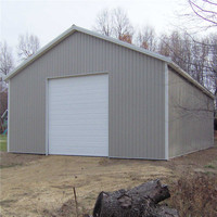 Garages métalliques galvanisés pour voitures simples et doubles