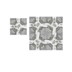 Carrelage de sol numérique Carrelage de sol pour l'Inde Dernier design Carrelage de parking à poinçon rustique 400x400mm - Product Image 1