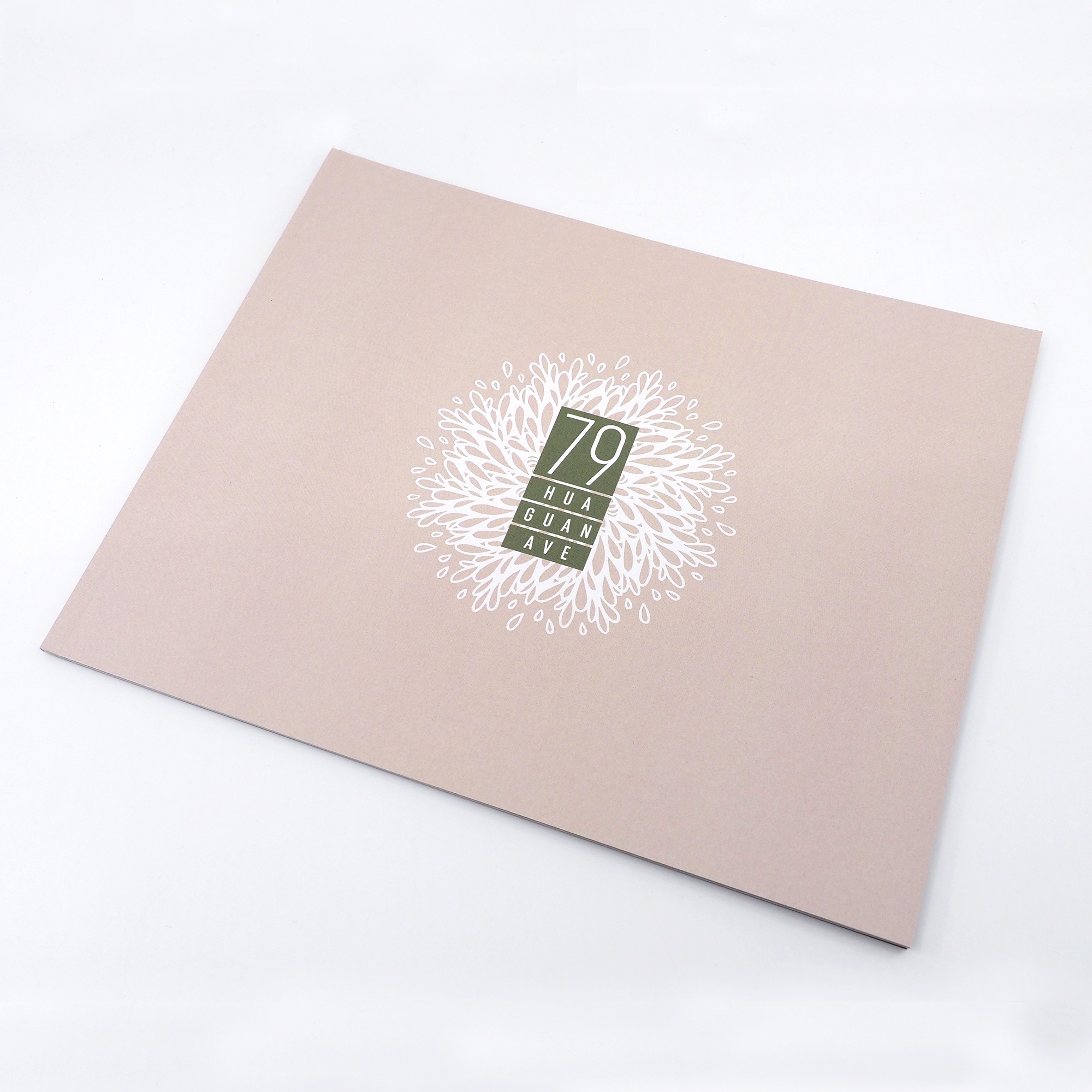 Embossing Digital printing Multi-coloured Perfect Binding Magazine Portfolio Booklet