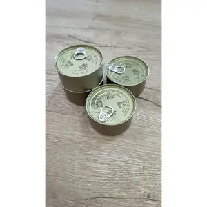 Produsen Vietnam Makanan Kaleng Dua Buah Kaleng Bulat Baja Ekstra Besar Kaleng Lilin Teh Timah Bubuk Matcha Kopi