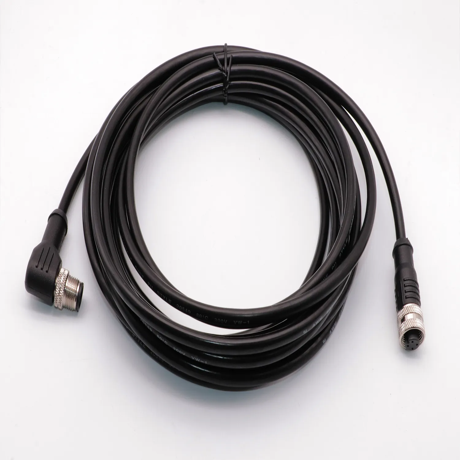 3 4 5 8 12 Pin M12 Male Female Sensor Connector Cable