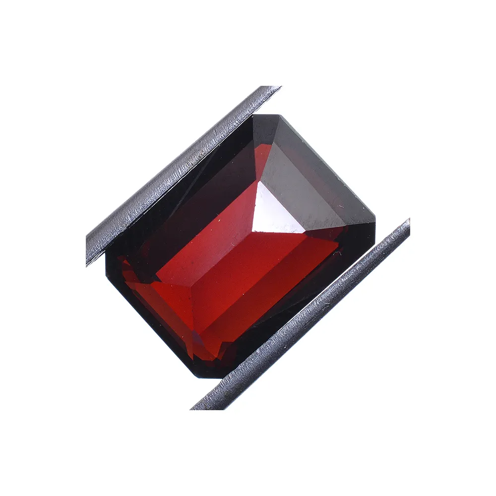 Preço por atacado Gemstone solto Natural Garnet Retângulo Formas 8x6mm Gemstone solto Quantidade original Pedras preciosas de alta qualidade