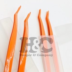 Pinzas aplicadoras de extensión de pestañas con logotipo de visón, nuevo diseño, Material de acero inoxidable, tubo sostenible, caja de pestañas acrílicas - Product Image 3