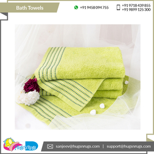 ผ้าขนหนูอาบน้ำผ้าฝ้ายรีไซเคิลหรือปรับแต่งได้ลายหรูหราดีไซน์ทันสมัย - Product Image 3