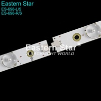 Bande de rétroéclairage LED pour téléviseur ES-698 (12) GJ-DLED11-P5-480-D611-V6-L-R à utiliser pour PHI 48PFG5000 AOC LE48D1452