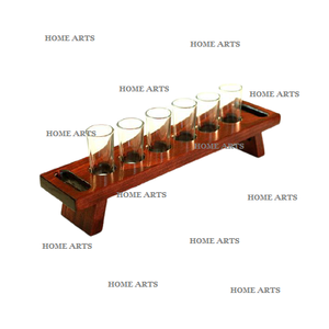 Latest Design Wood 4 <b>Mugs</b> Holder Premium Quality Customized Size <b>Mug</b> Glass Holder For Wholesale Supplier - Product Image 3