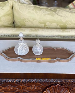 Bandeja de servicio artesanal de madera para decoración del hogar, utensilios de cocina de lujo para madre de perlas, regalo de cocina, bandejas de Ramadán árabe - Product Image 3