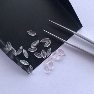 4mm 6mm Naturel Rose Quartz Pierre Marquise Coupe Pierres Précieuses Lâches Meilleur Vente en Gros Prix Usine du Fabricant Tendance AAA 2025 - Product Image 1