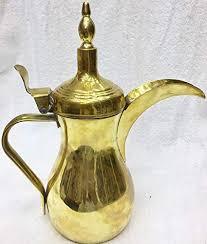 Dallah Arabic Coffee Pot Coffee & <b>Tea</b> <b>Sets</b> Coffee Equipment / Teaware <b>Tea</b> Pot Support Best Quality Brass for Restaurant and Home - Product Image 2