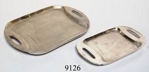 Plateau de service en aluminium, ustensile de qualité alimentaire, plateau de serveur pour les mariages et les hôtels - Product Image 3