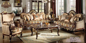 Ensemble de canapé de salon, siège VIP, Design de luxe, Set classe et moderne pour le salon, élégant, en or poli - Product Image 5