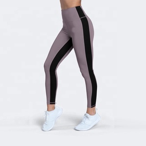 Women's Customized Fitness Gym/Yoga Mid Waist <b>Leggings</b> <b>Pocket</b> Spandex/Polyester Material Four-Way Stretch for Sports Yoga - Product Image 3