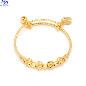 Jxx 24K oro bebé joyería gran oferta brazalete cumpleaños banquete niño Popular Push Pull pulseras venta al por mayor fábrica - Product Image 3