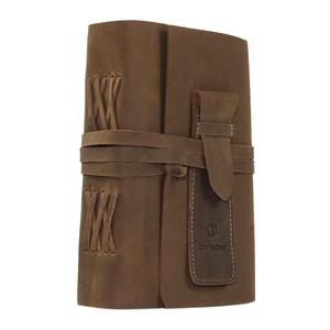 Personalize A5 Hardcover <b>Journal</b> Leather Notebook for <b>Travel</b> Diary and Blank Paper for Personal Usage - Product Image 1