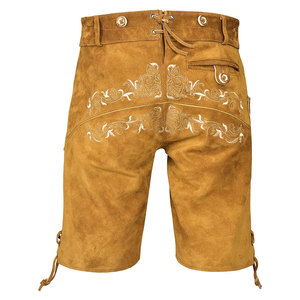 Alemán lleva Casual Lederhosen Lederhose kniebund Baviera pantalones cortos casuales corta Lederhosen bávaro pantalón corto - Product Image 2