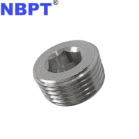 Connecteur de filetage externe à tête hexagonale en laiton BSPP NPT, 1/4x3/8, prise de Tube d'aération, connecteur de filetage de tuyau pour Tube