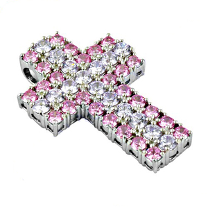 Collier Pendentif Argenté pour Femme, Motif Cœur Fantaisie en Zircon Cubique, Bijoux Fins Très Demandés, Exportation, Design Diamant, Fabriqué en Inde - Product Image 1